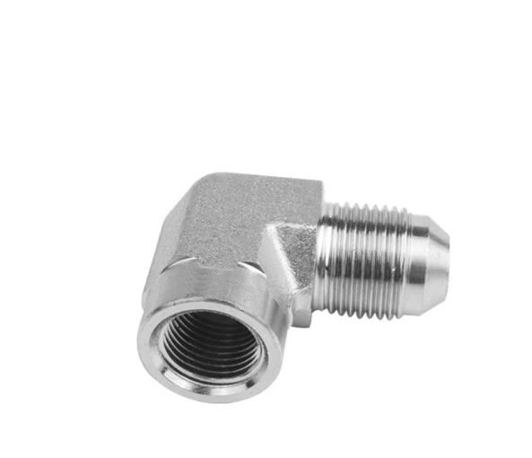 Male JIC To Female NPTF Hydraulic adapters Hose Fittings Elbow 90 Degree