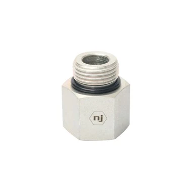 Urospuolinen O-rengas naaraspuoliseen O-renkaaseen hydraulisovitin